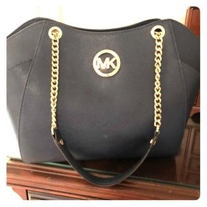 Like new Michael Kors Navy purse